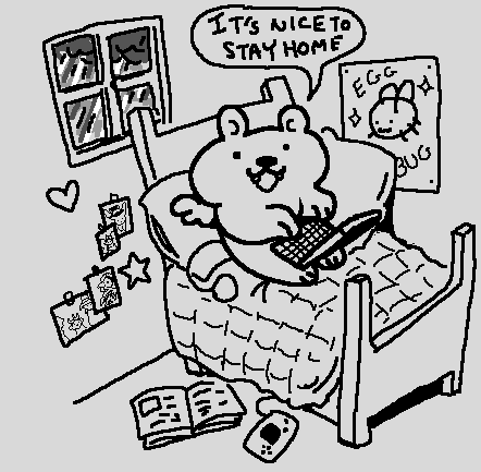 Phinxel enjoys staying home