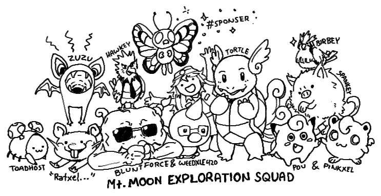 A group of pokemons!