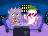 the hosts of Nice Gear Games play games in the big city
