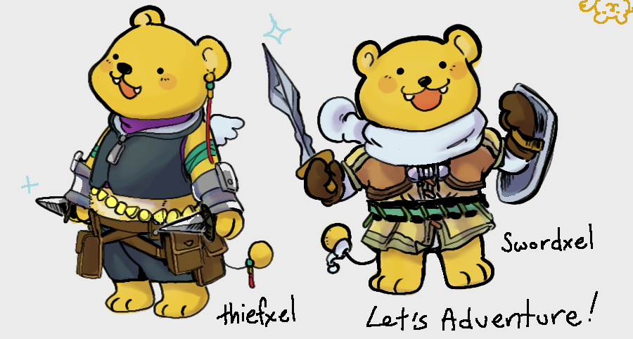 Phinxel trying out some outfits