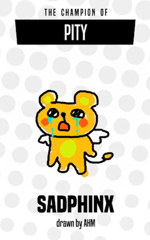 phinxel crying, he is the champion of pity