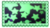 stamp of glow in the dark stars