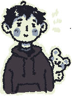 a wiggly drawing of Me and Phinxel